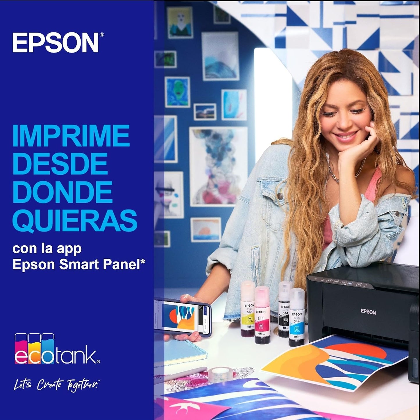 Epson Impressora multifunções EcoTank ET-2862 A4 com depósito de tinta, ligação Wi-Fi e até 3 anos de tinta incluída