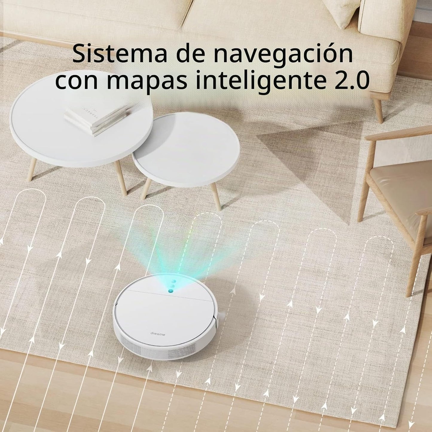 Dreame F9 Robot aspirador e limpeza de chão 2 em 1, navegação inteligente, aspiração 2500 Pa recipiente 600 ml,