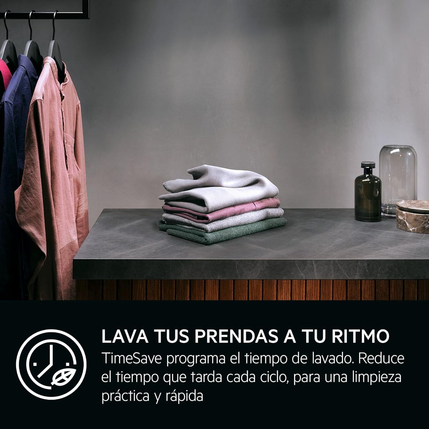 AEG Máquina de lavar roupa de carga frontal de 8 kg,