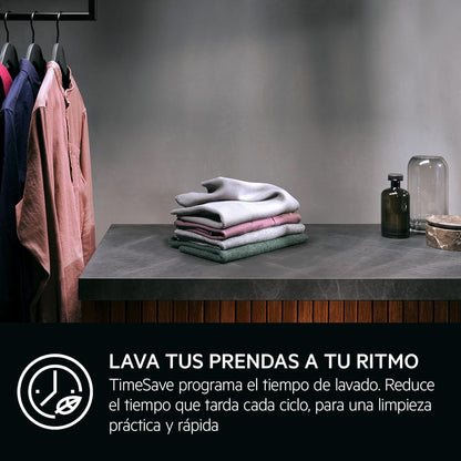 AEG Máquina de lavar roupa de carga frontal de 8 kg,