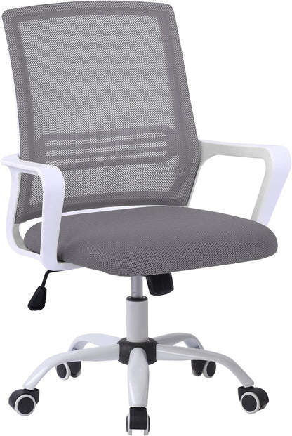 Cadeira de escritório ergonómica com altura regulável, com função de balanço