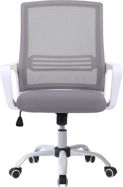 Cadeira de escritório ergonómica com altura regulável, com função de balanço