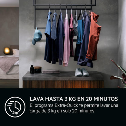 AEG Máquina de lavar roupa de carga frontal de 8 kg,