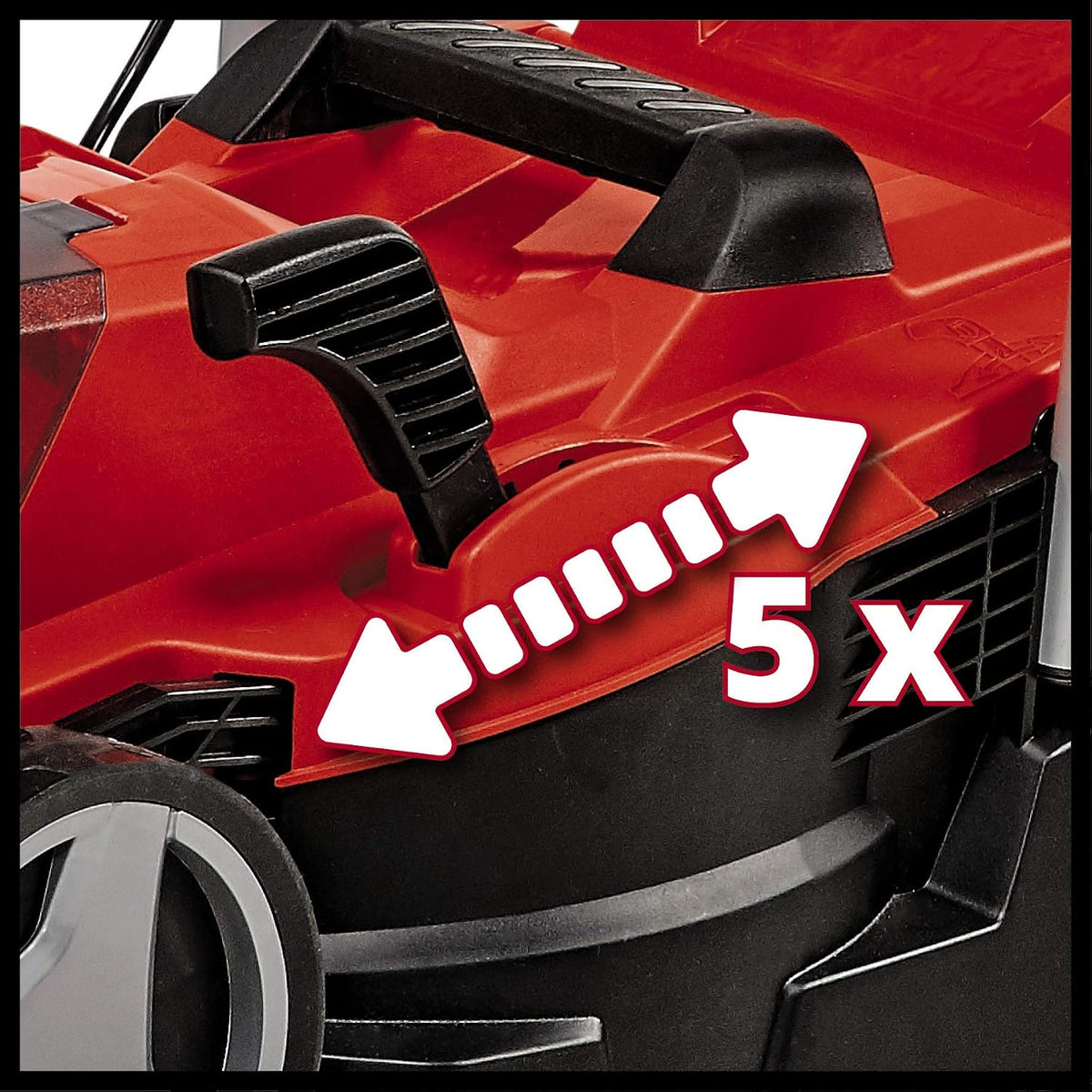 Einhell Cortacésped con batería GE-CM 18/33 Li Kit PXC | 18 V | corte 33 cm | máximo 200 m² | Brushless | cesto 30 l | altura de corte 25 a 65 mm | bateria 4,0 Ah + carregador