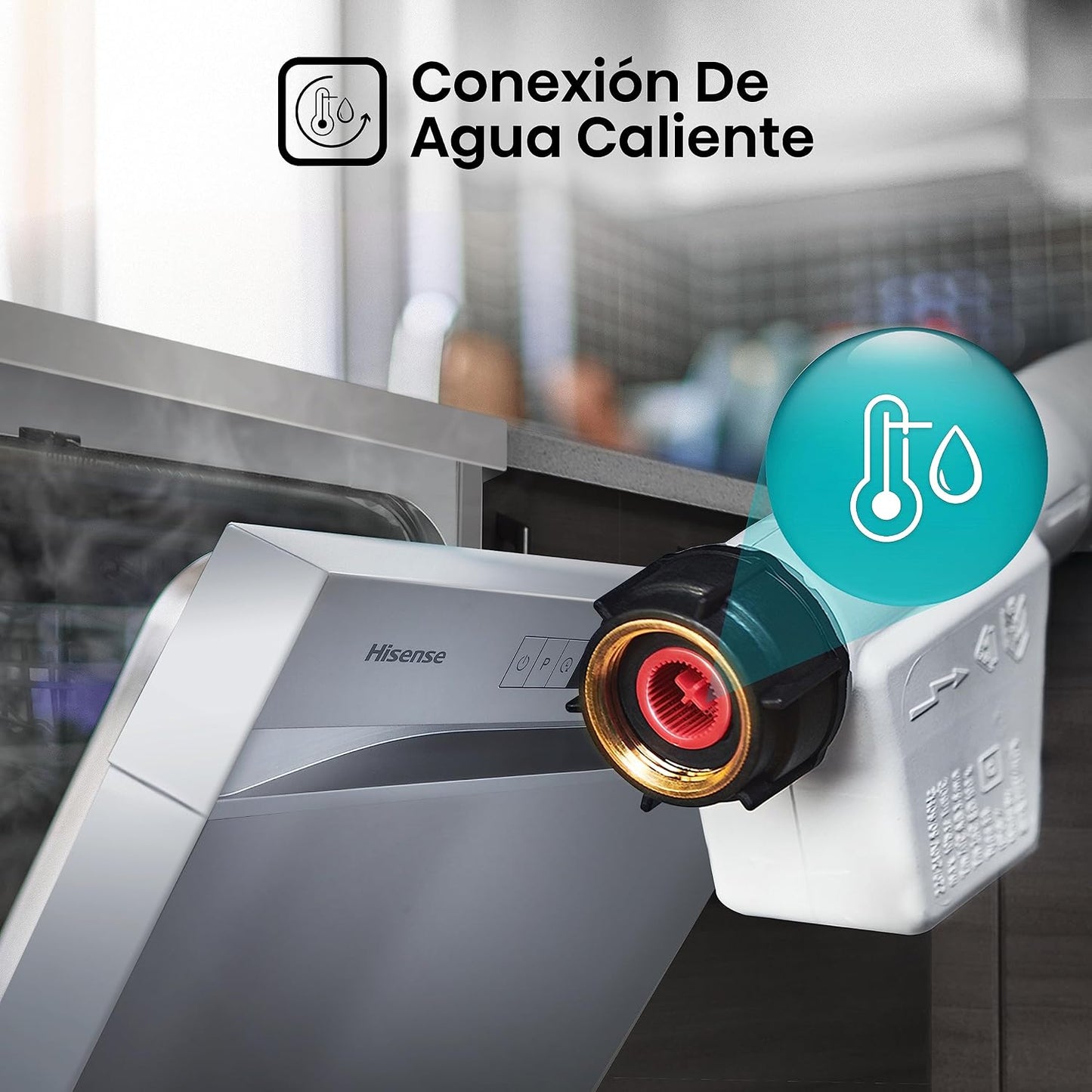 Hisense HS622E10X - Máquina de lavar louça, capacidade para 13 serviços, 60 cmHisense HS622E10X - Máquina de lavar louça, capacidade para 13 serviços, 60 cm