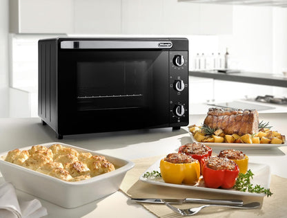 De'Longhi Sortunato 40 litros EO 40112 - Forno de mesa (40 L, 2000 W, de 280 º a 230º, 5 funções, temporizador) [Classe energética A]
