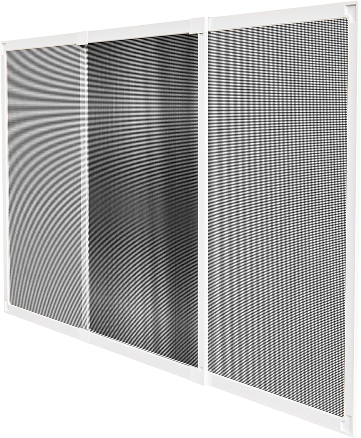 Amig Rede mosquiteira extensível para janelas, instalação sem parafusos, cabe na calha da persiana - 70 x 50 cm, ajustável até 130 cm