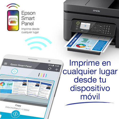 Impressora a jato de tinta multifuncional WorkForce WF-2950DWF A4 com conectividade sem fios