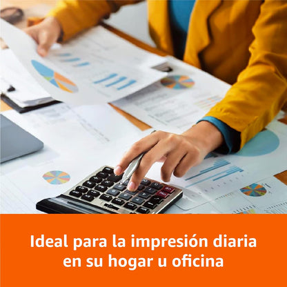 Amazon Basics Papel multiusos para impressora A4 80 g/m², 2500 Unidades, 5 Pacotes de 500, Branco