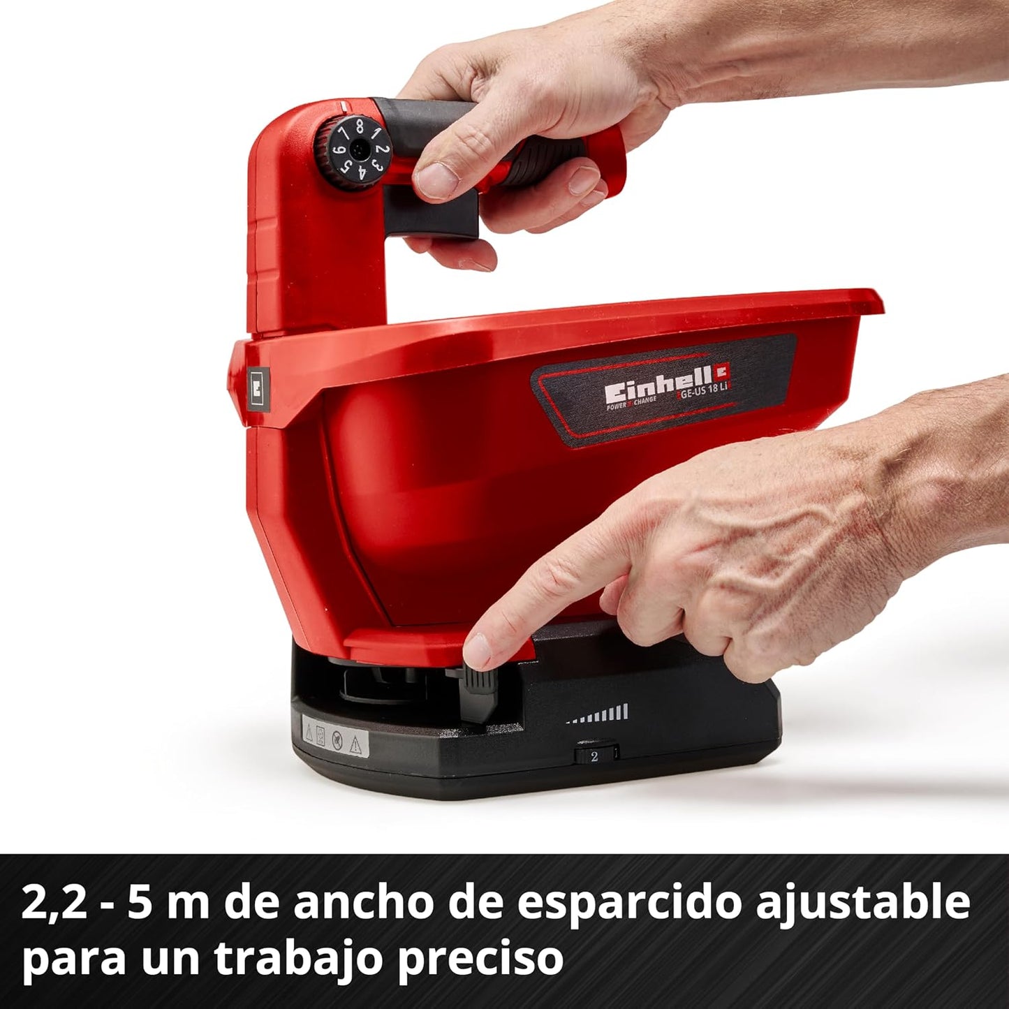 Einhell Espalhador universal - GE-US 18 Li-Solo Power X-Change - 3,3 L, controlo de velocidade de 6 passos