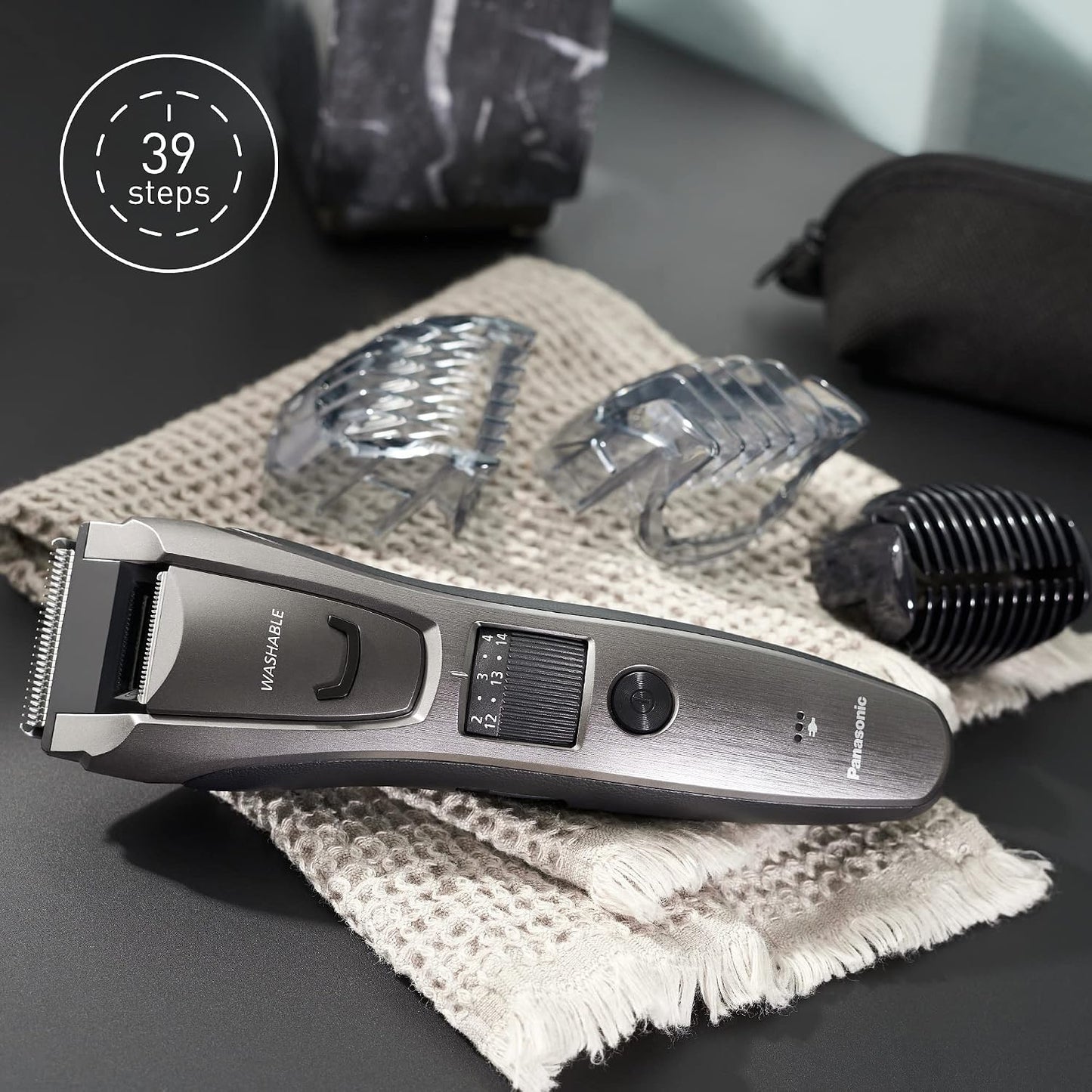 Panasonic ER-GB80-H503 Trimmer de barba, cabelo e corpo para homens,