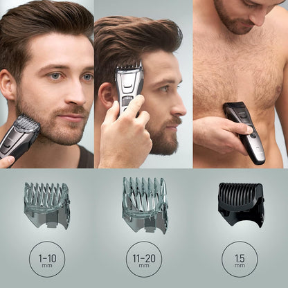 Panasonic ER-GB80-H503 Trimmer de barba, cabelo e corpo para homens,