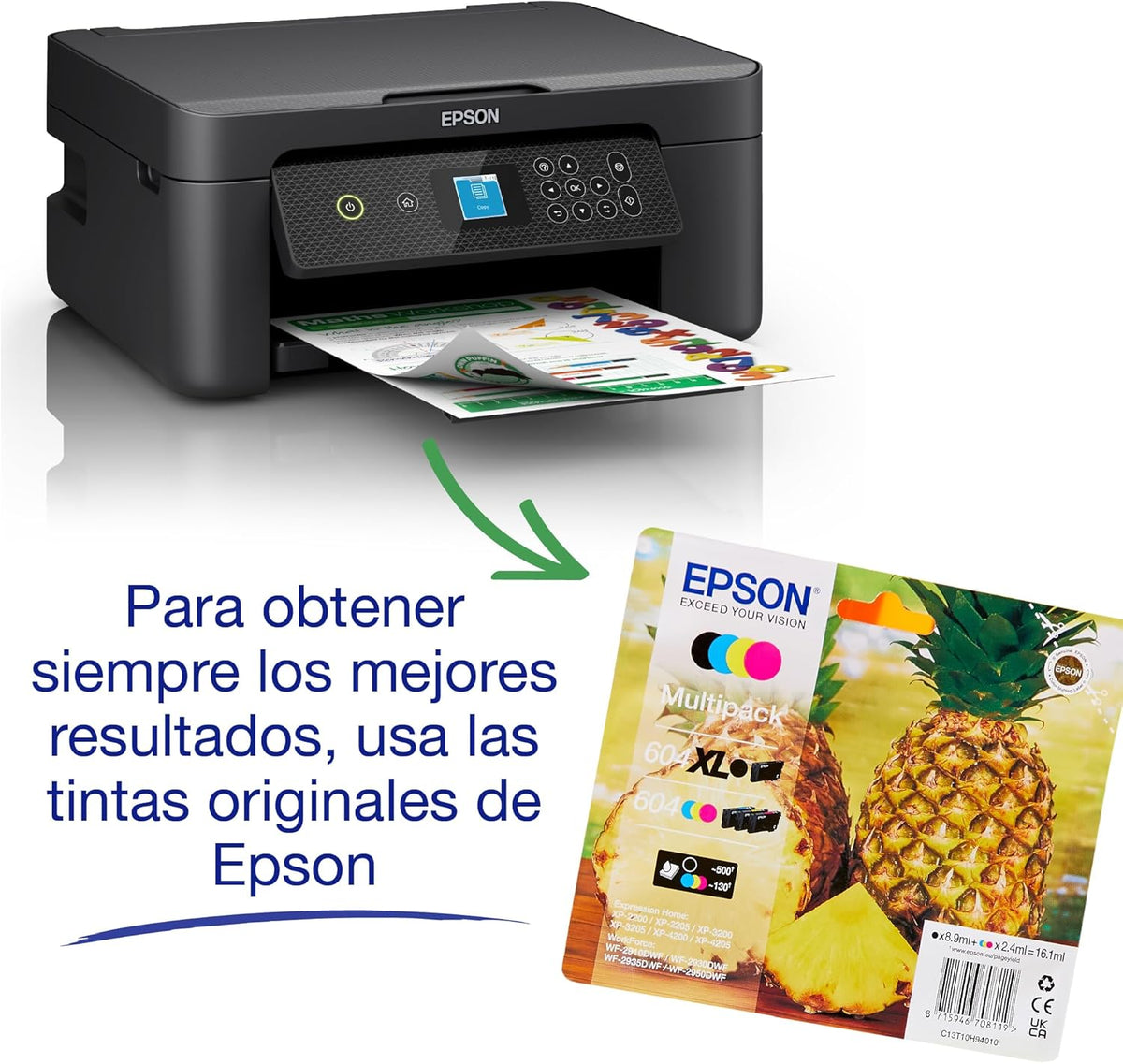 Impressora multifunções a jato de tinta Expression XP-3200 A4 com conectividade sem fios e 3 meses grátis de subscrição ReadyPrint Flex*