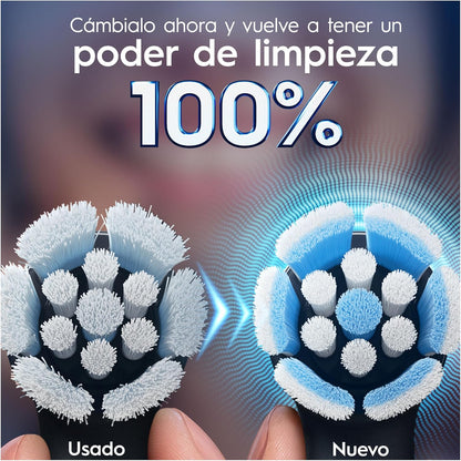Oral-B Série iO Gentle Care Cabeças de Reposição Originais, Pacote com 4