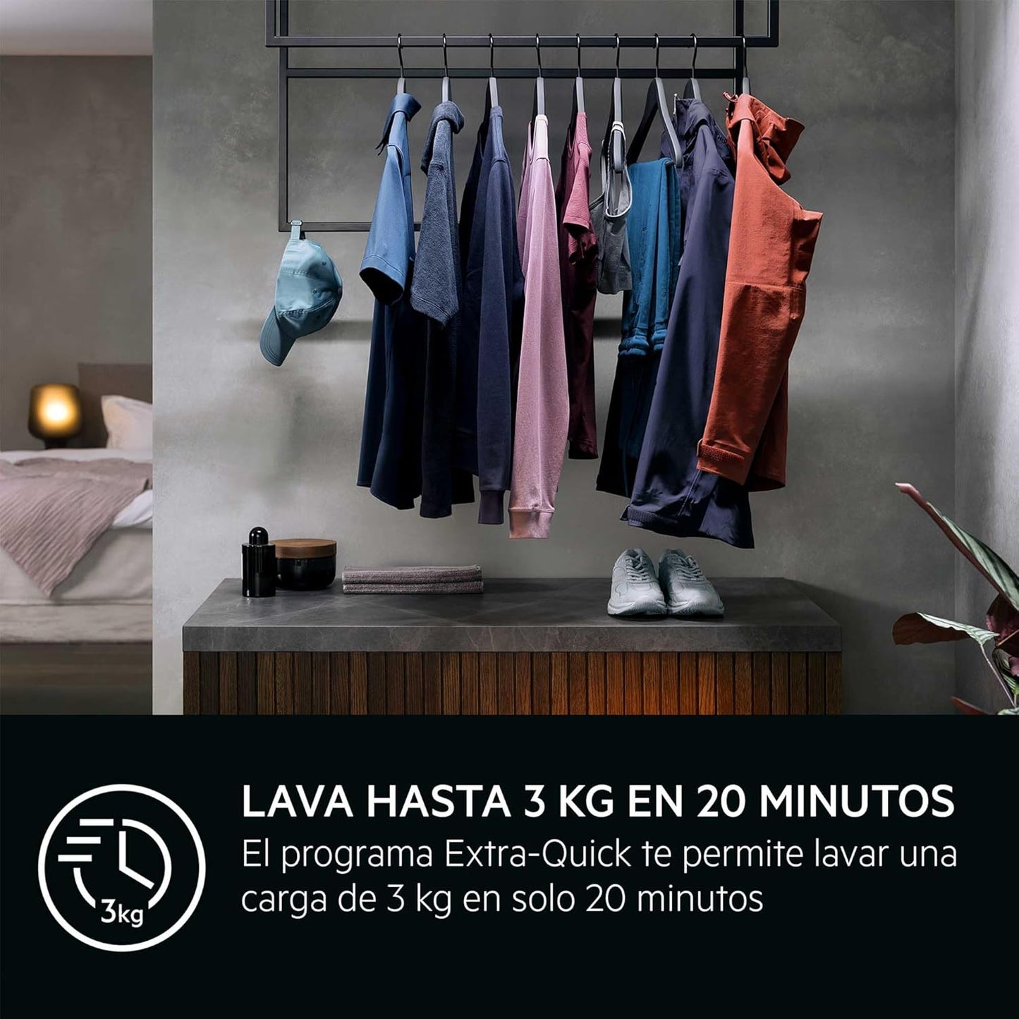 AEG LFR7184N2V, Máquina de Lavar de Carregamento Frontal 8 Kg,