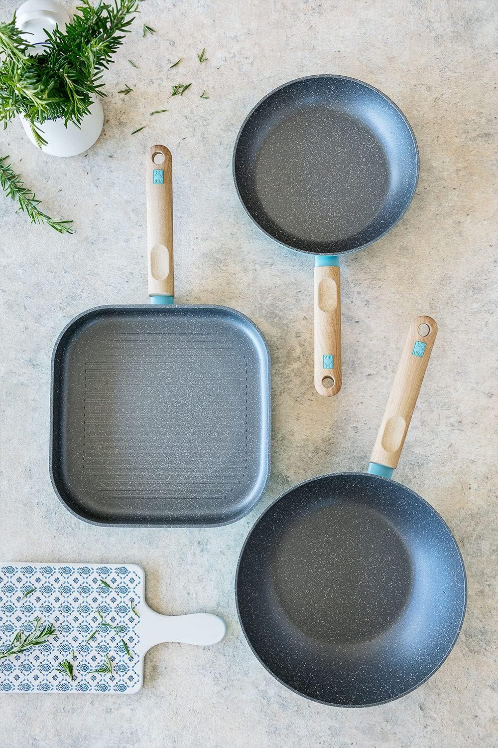 BRA Nordik Wok 28 cm, alumínio forjado com antiaderente