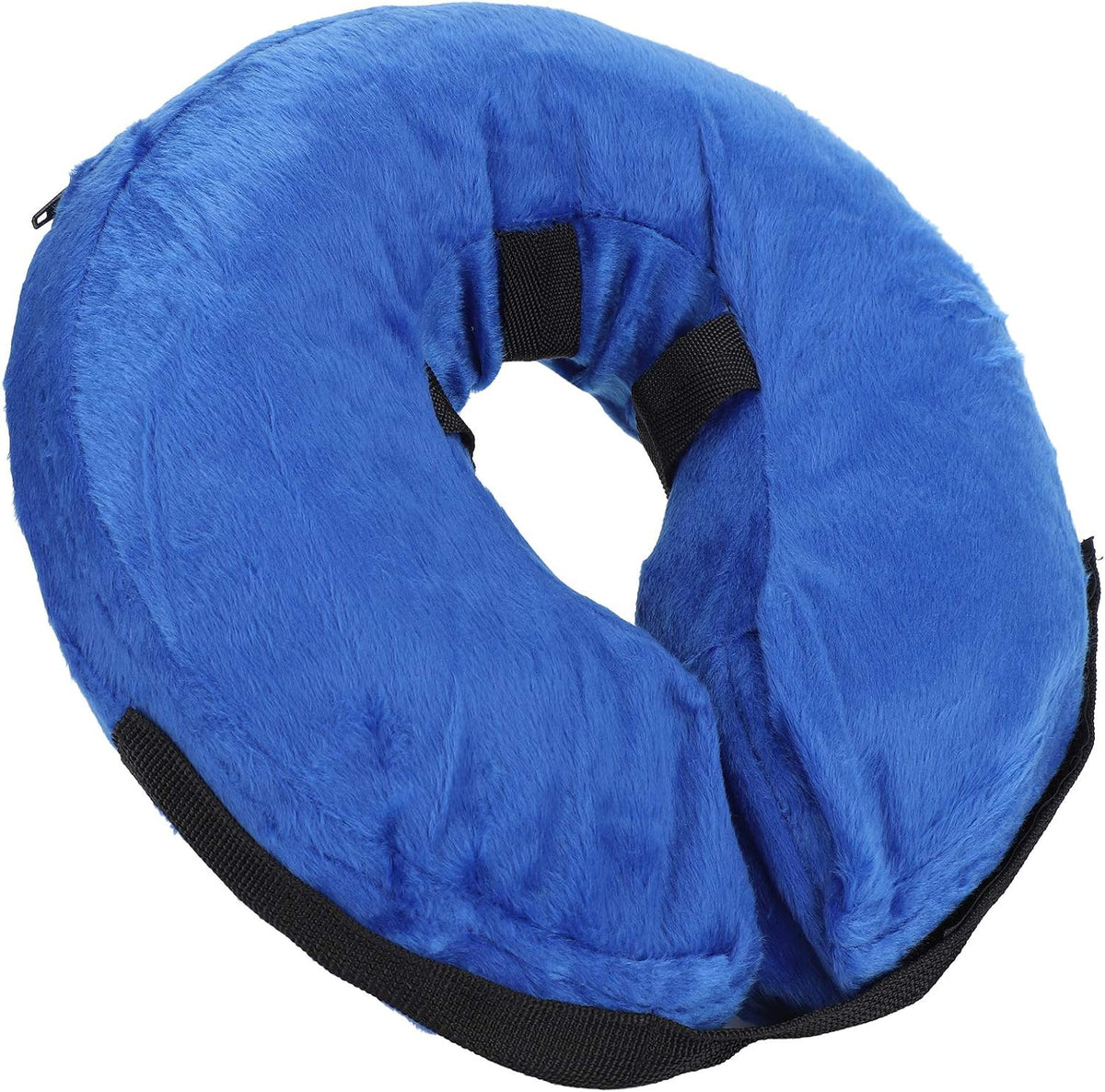 Collar Inflable para Protector de Cuello Suave y Cómodo para Recuperación de Mascotas, Collar Ajustable de PVC en Azul, 1 Unidad (XS)