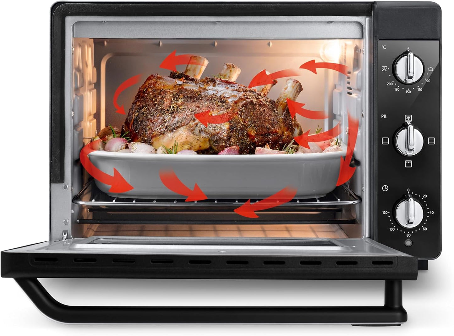 De'Longhi Sortunato 40 litros EO 40112 - Forno de mesa (40 L, 2000 W, de 280 º a 230º, 5 funções, temporizador) [Classe energética A]