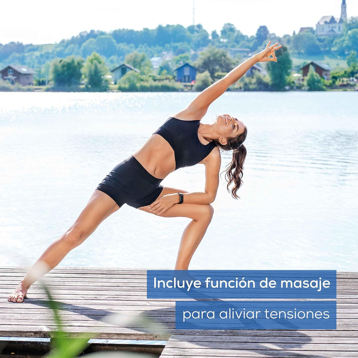 Beurer EM 49 TENS/EMS digital, dispositivo de corrente de estimulação 3 em 1 para alívio da dor e treino, função de massagem, inclui 4 eletrodos, cor branca