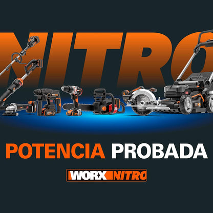 WORX WG543E.9 Soprador de folhas 20 V nitro, super leve 1,7 kgh