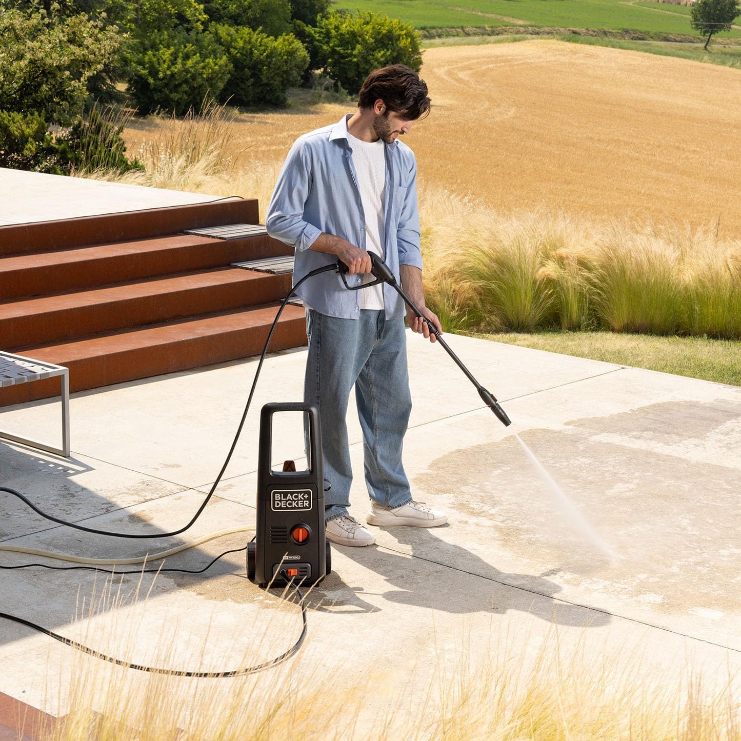 Black+Decker Hidrolimpiadora de Alta Presión BXPW1500PE