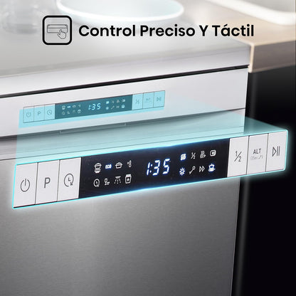 Hisense HS622E10X - Máquina de lavar louça, capacidade para 13 serviços, 60 cmHisense HS622E10X - Máquina de lavar louça, capacidade para 13 serviços, 60 cm