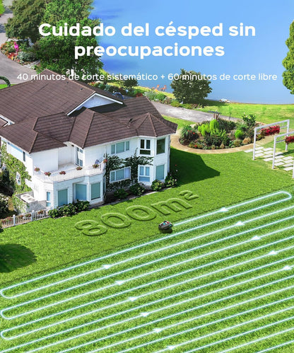 YARDCARE M800Plus Robot corta-relvas sem cabo perimetro, máximo 800 m²,