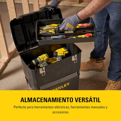 STANLEY Mobile Work Centre Toolbox, oficina rolante 2 em 1