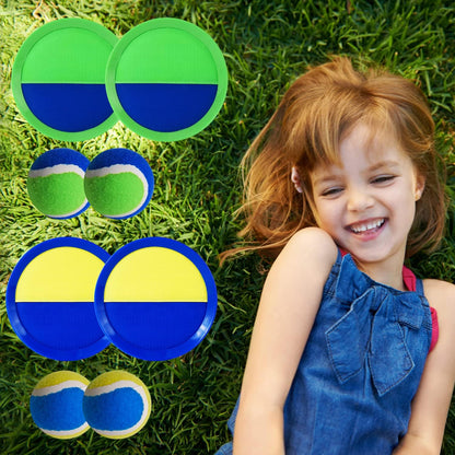 Jogo Catch Ball para crianças - brinquedos de praia, jogos de arremesso de gramado no quintal - Versão atualizada Jogue bolas pegajosas e brinquedos de pegar jogo para crianças, meninos, meninas, adultos, família, presentes externos