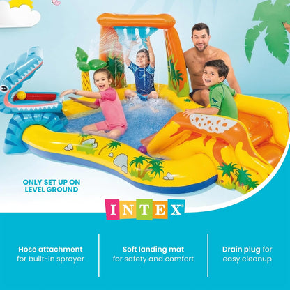 NTEX Centro de Jogos Insuflável Dinossauro 249x191x109 cm 272l (57444)