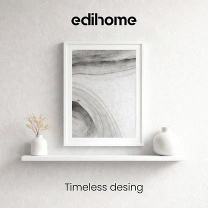 edihome, Molduras para fotos A3, (1 unidade), 29,7 x 42 cm, de madeira, folha acrílica, para título universitário, poster, fotos casamento, comunhão, diplomas (branco - 1 unidade)