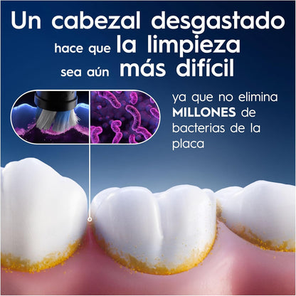 Oral-B Série iO Gentle Care Cabeças de Reposição Originais, Pacote com 4
