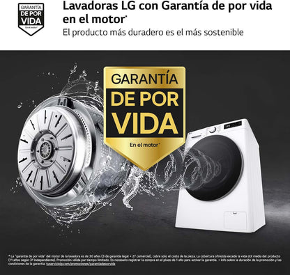 LG F4WR6010A1W - Máquina de lavar Inteligente, 10kg,