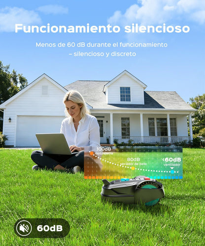 YARDCARE M800Plus Robot corta-relvas sem cabo perimetro, máximo 800 m²,