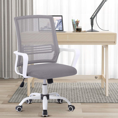 Cadeira de escritório ergonómica com altura regulável, com função de balanço