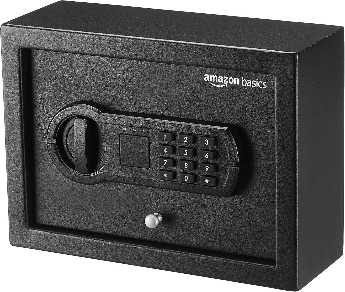Amazon Basics Caixa de segurança de secretária, pequena e fina