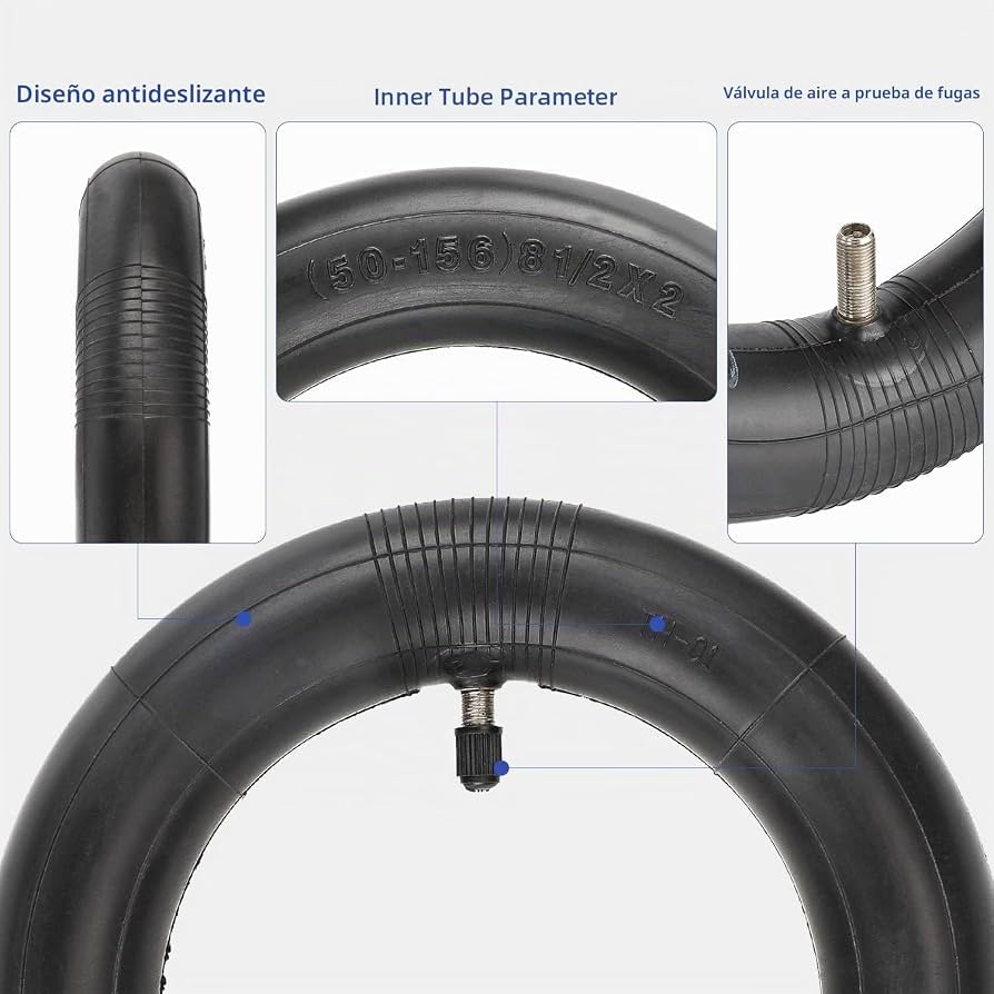 Câmaras de ar de 8,5 polegadas 8 1/2 × 2 Tubo interior de dupla espessura para XIAOMI MI 3/M365/Pro/Pro 2/1S Essential/soflow so4 pro trotinete elétrica rodas de substituição peças de