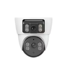 Câmera de Segurança Xiaovv 4MP WiFi com Lente Dupla, Visão Noturna 360 Graus PTZ, Sem Fio para Uso Interno