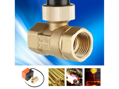 Válvula de esfera motorizada de bronze Yhl-2-Way DC12V G1/2'' DN15 para ar condicionado