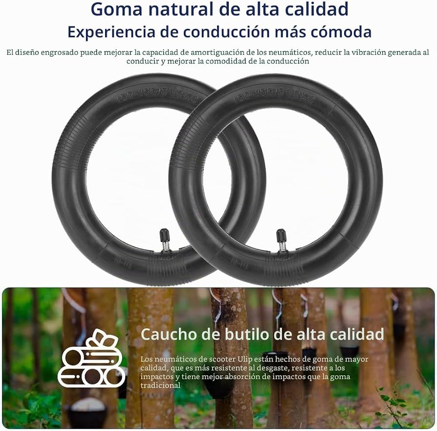 Câmaras de ar de 8,5 polegadas 8 1/2 × 2 Tubo interior de dupla espessura para XIAOMI MI 3/M365/Pro/Pro 2/1S Essential/soflow so4 pro trotinete elétrica rodas de substituição peças de