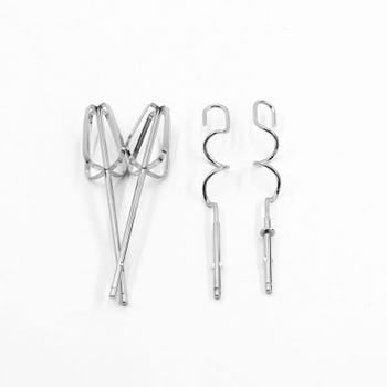 Batedor elétrico de batedeira manual com batedeira portátil de 5 velocidades para chicotear, misturar biscoitos, brownies, bolos e massa com 4 acessórios (azul)