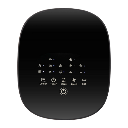 Climatizador de Ar Midea MAC402R0BPK 4L, 45W, com Comando Remoto – Preto