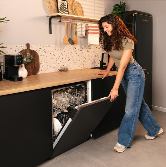Bolero Aguazero 6102 Full-BI E Máquina de lavar louça de encastrar Bolero, 60 cm, 12 serviços e 7 programas com início retardado.