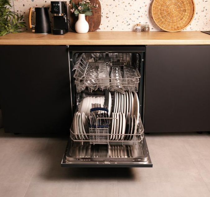Bolero Aguazero 6102 Full-BI E Máquina de lavar louça de encastrar Bolero, 60 cm, 12 serviços e 7 programas com início retardado.