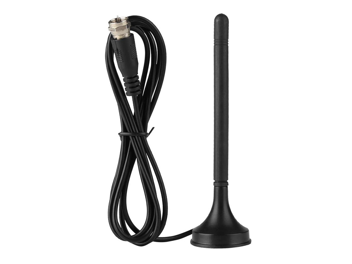 Antena de Tv para Tv Digital Hdtv Portátil Interna Antena de Carro com Base Magnética e Amplificador de Sinal Amplificado Uhf/Vhf Integrad
