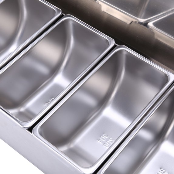 Caixa para Temperos em Aço Inoxidável com Tampa – Organizador de Condimentos