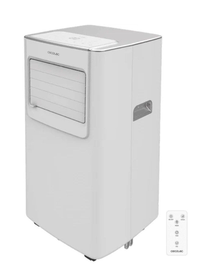 ForceClima 7100 Soundless Ar Condicionado Portátil de 7000 BTU com tecnologia Soundless para funcionamento mais silencioso e controlo remoto para total conforto. Ar condicionado portátil