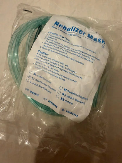 Máscara de Nebulização Estéril Zarys MTN-XL com Tubo L3