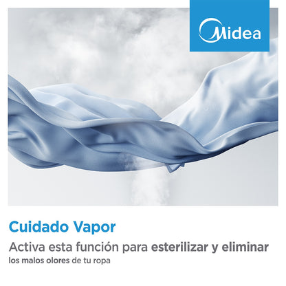 Máquina de Lavar Roupa Midea 8 kg – 1200 rpm, 15 Programas, Branca