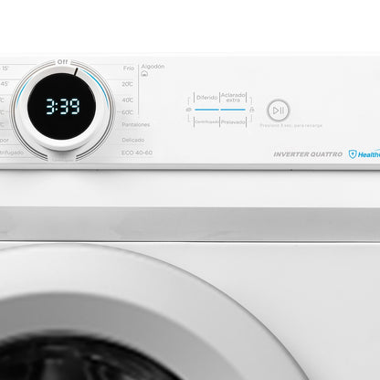 Máquina de Lavar Roupa Midea 8 kg – 1200 rpm, 15 Programas, Branca